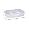 Cra-Z-Art Caja de lápices transparente translúcida caja de lápices