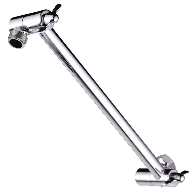 Hotel Spa 11" Solid Brass Adjustable Shower Arm with Lock