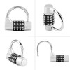 Sonew Password Lock, 4 Dial Digit Code Combination Padlock, Gym
