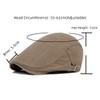 BUDUBIBI Cotton Beret Men's Peaked Cap Summer Newsboy Flat Cap