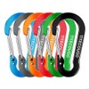 TITECOUGO Carabiner Keychain,Aluminum D-ring Locking Carabine D-Shape Lock Snap Backpack