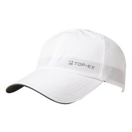 TOP-EX Cap, Men's, Large Size, Baseball Hat, Waterproof, Women's, Men's, Summer, Golf, Bicycle, Summer, Black, Running, Climbing, Outdoors, UV Protection, Folding, Fishing, UV Hat, Rain Hat, white