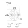Poyde 4 Inch Screw-in Round Shower Drain Cover Replacement Floor