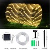 YULIANG Solar Rope Lights,66FT 200LED Solar String Lights Outdoor Waterproof