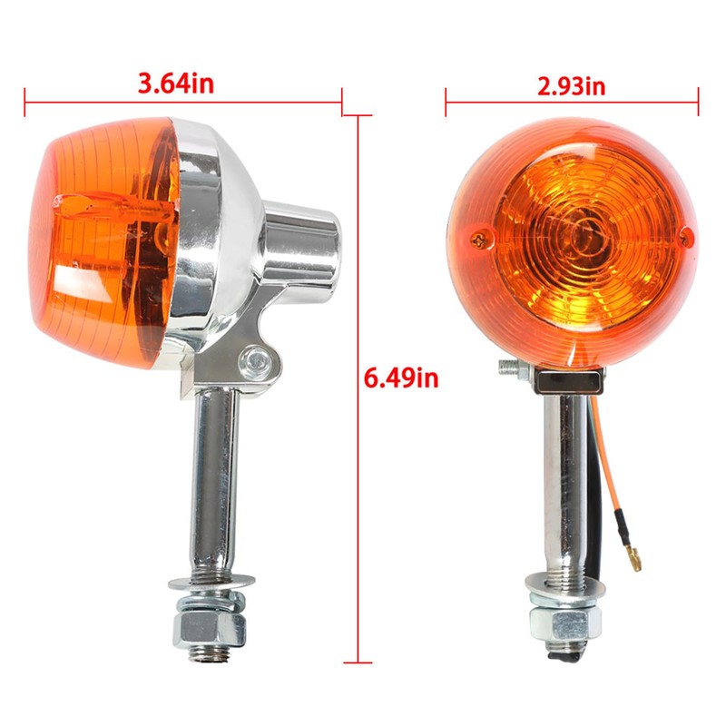 Thomletha 2 Pcs Motorcycle Turn Signal 12V Replacement for Honda