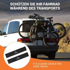 CLOPAE 2 Pack Handlebar Protective Cover Ebike Transport Protection Rain Cover Handlebar Protection Protective Cover Frame Protection Bicycle Ebike Protective Cover Protection Against Wet, Dust and Dirt with Zips