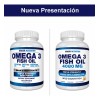 Arazo Omega 3 Aceite De Pescado 120 Cápsulas Epa+dha Sabor
