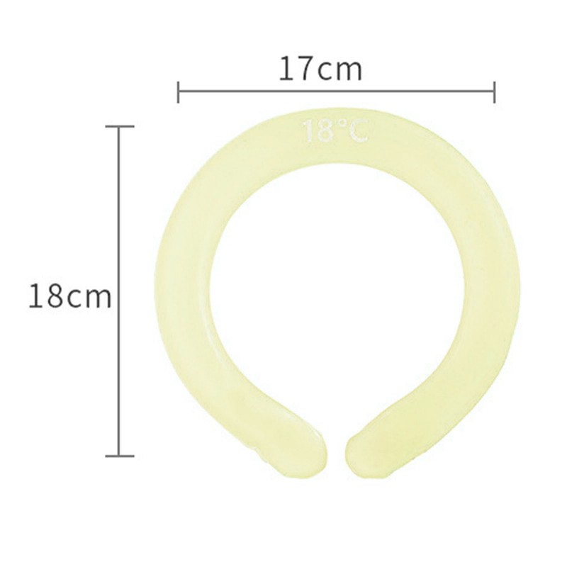 Neck Cooling Ring Wearable Cooling Neck Wraps Reusable Hands Free