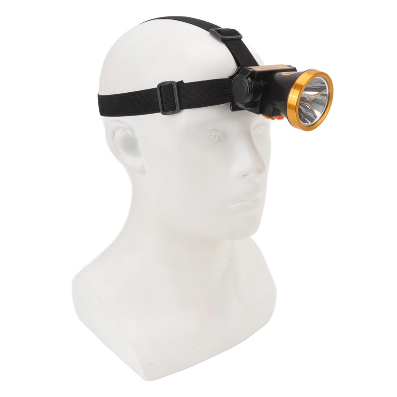 LED Headlamp Waterproof Rechargeable 3 Speed Adjustment Outdoor Headlamp for