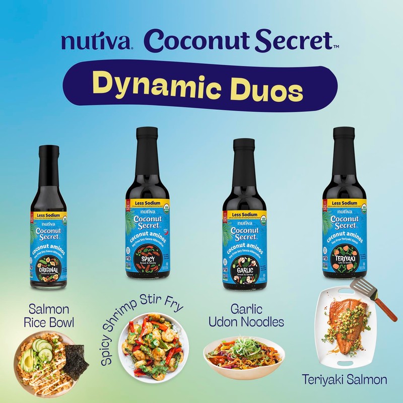 Coconut Secret Organic Liquid Coconut Aminos - Low Sodium Soy