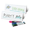 Trainers Warehouse Heavy Duty Premium Reusable Name Cards, White, Dry-Erase