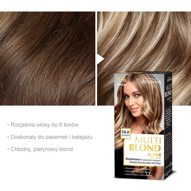 Joanna Multi Blond Super Aufheller für Highlights und Baleyage 4-6