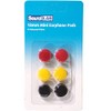 Three Coloured Pairs Of 18mm Replacement Earphone Pads