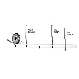 Wilde Tool K36 Punch and Chisel Set, 36-Piece