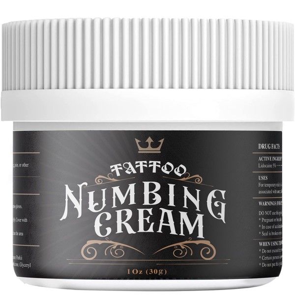 Painless Tattoo Numbing Cream: 6 Hours Maximum Strength Numbing Cream Tattoo, Effective Numbing Cream for Tattoos, Fast Acting Extra Strength