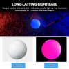 BORDEAG Luminous Golf Balls, Pack of 6 LED Golf Balls,