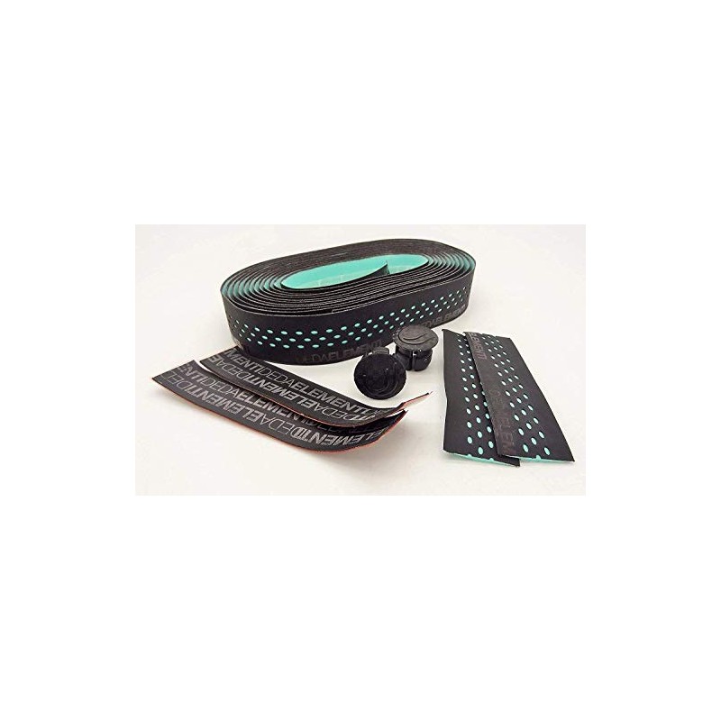 DEDA DEDATAPE407 Bar Tape PRESA Black/Seafoam Green
