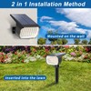 WENATY Solar Spot Lights Outdoor Waterproof IP65, 6 Pack Landscape