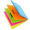 Sunstar Stationery UUUM S2824248 Sticky Blocks, 5 Colors