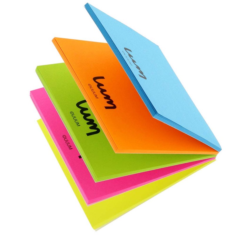 Sunstar Stationery UUUM S2824248 Sticky Blocks, 5 Colors