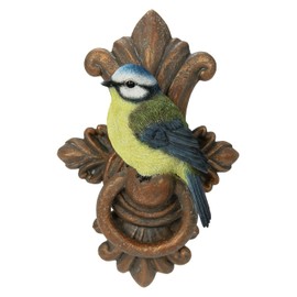 Vivid Arts - Wall Hanging - Blue Tit on Door Knocker - WH-BT04-F