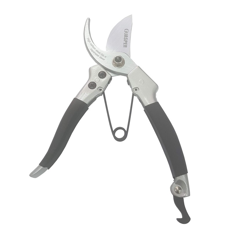 Jasper Solid 8" Heavy Duty Bypass Pruners Japanese Steel SK-5