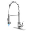WEWE Kitchen Faucets, Brushed Nickel Kitchen Faucet with Pull Down