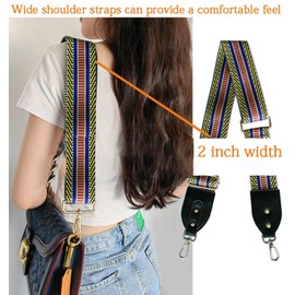 jeunecheval Wide Purse Strap Adjustable Handbag Crossbody Replacement Shoulder Strap