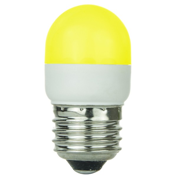 Sunlite 80255-SU T10/6LED/1W/Y LED 120-volt 1-watt Medium Based T10 Lamp, Yellow