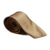 Mens Gold 8cm Plain Neck Tie