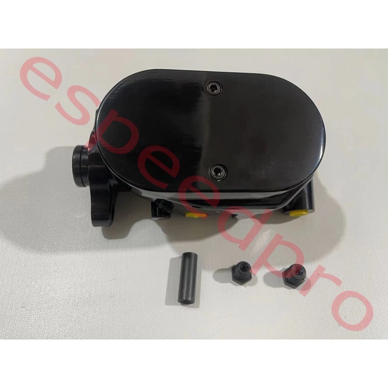 espeedpro21 BLACK Aluminum 1" Bore Smooth Top Master Cylinder GM
