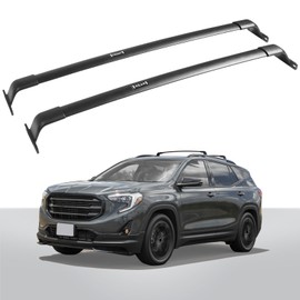 EZREXPM 220lbs Cross Bar Roof Rack Fit for GMC Terrain 2018-2024 Cargo Carrier Crossbar Rooftop Accessories (with Side Roof Rails)