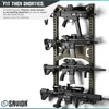 Savior Equipment Horizontal Steel Wall Mount Firearm Rifle Display Rack,