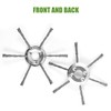 MaxEarn Steel Wire Grass Trimmer Head, 6 Cutter Head Brushcutter,
