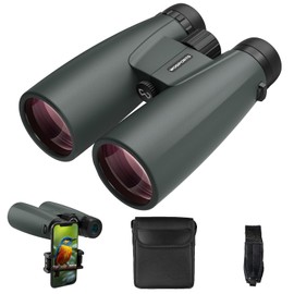 WOSPORTS 15x50 Binoculars for Adults High Powered - 21.5mm Large Eyepiece Binoculars for Bird Watching, Cruise Ship, Hunting, Travel