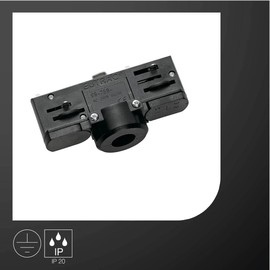 Eutrac 3-Phase Busbarnadapter, Black