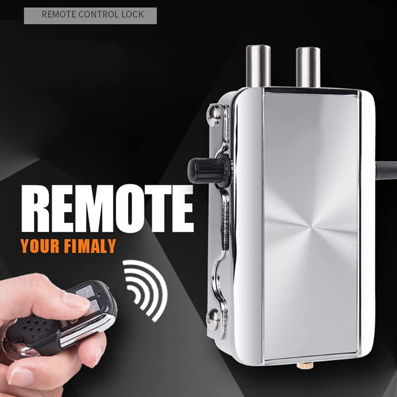 VLUOO Electronic Deadbolt Door Lock, Anti-Theft Remote Deadbolt Door Lock