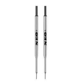 NEO+ Pack of 2 Ballpoint Pen Refills Medium Red Ink G1 Format Compatible with PaperMate PHD, PHD Ultra, RT50, Aspire and Deluxe Powerpoint