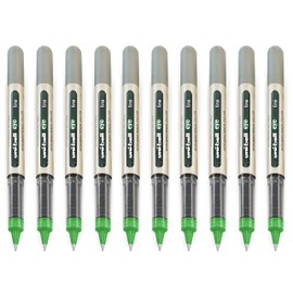uni-ball EYE - UB-157 Rollerball Pens - 0.7mm Nib - Light Green - Pack of 10