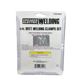 Chicago Electric .8pc butt welding Clamp Set