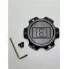 Level 8 Gloss Black Wheel Center Cap W/Screws 6501L122 S1905-02