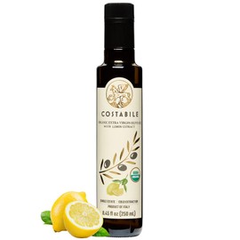 Costabile Lemon Infused Extra Virgin Olive Oil & Classic Blend Polyphenol Rich Olive Oil Combo. All-natural olive oils. 100% Italian. COSTABILE