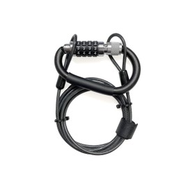 Foglia BK 36293 Myset Wide Carabiner Lock, Straight, 78.7 inches (200 cm), Bicycle Lock, Wire Lock, Dial Lock, Anti-Theft