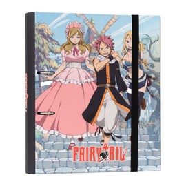 Grupo Erik Ring Binder - Folder A4 Premium Fairy Tail - Manga Lever Arch File 2 Rings - Ring Binder DIN A4 - Folder for Your Documents, School, Training or Study