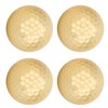 4Pcs Portable High Quality Double Layer Gold Plating Golf Ball