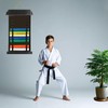 Klizdum Karate Belt Display Rack - Holds Up to 12