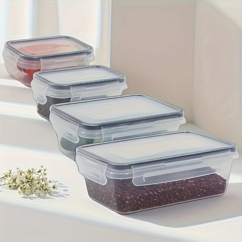 ZenithHome Food Storage Container Set – 8-Pc Airtight Locking Lids