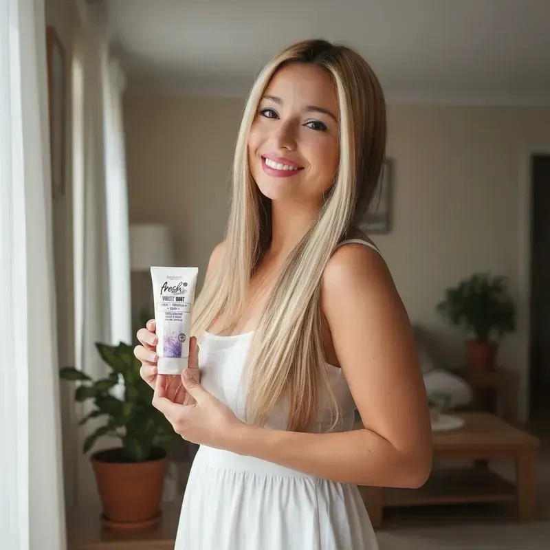 Salerm Violet Shot Mascarilla Biokera Fresh 200ml