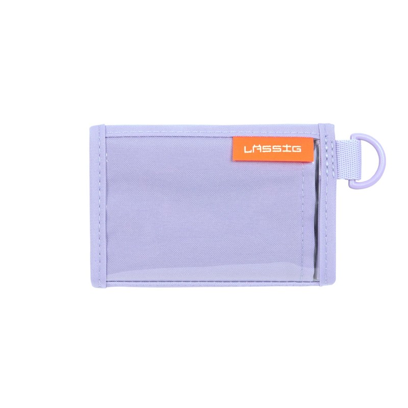 LÄSSIG Children's Wallet with Velcro Closure and Transparent Window /
