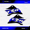 Factory EFX Blue & White Blk Shift Racing Graphics Kit